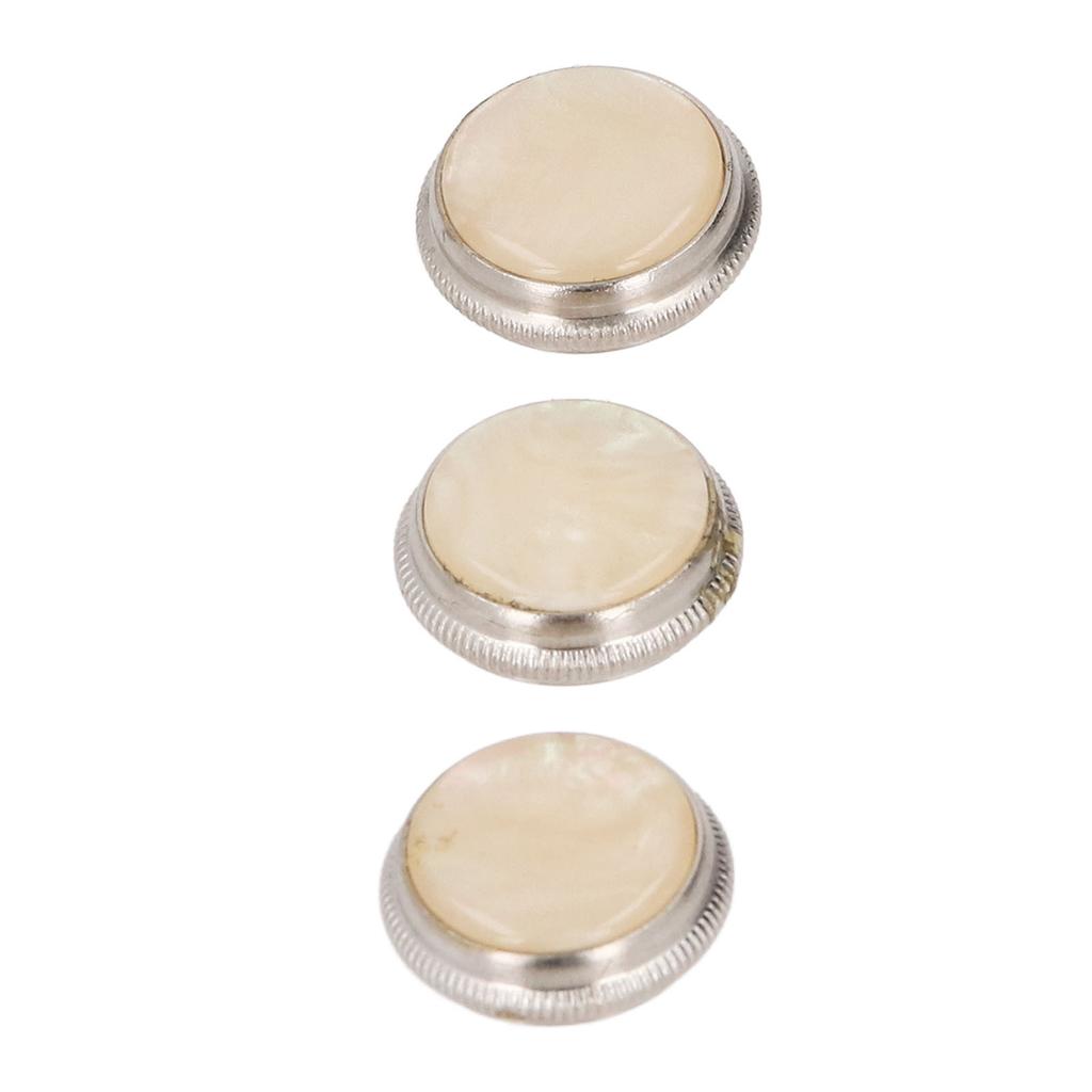 3Pcs Saxophone Finger Buttons Metal Alloy Steel Sax Replacement Parts Accessories