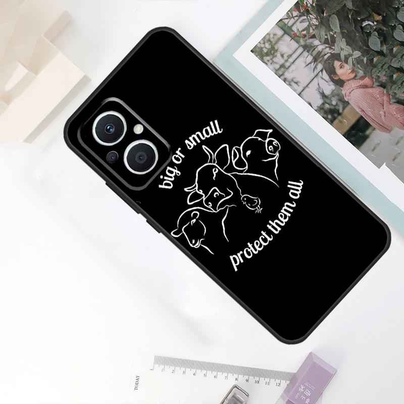 Vegan Inspiration Case For OPPO Reno 11F 4Z 5Z 8T 10 Pro 4 6 7 8 5 Lite OPPO Find X6 Pro X2 X3 X5 Lite Cover