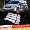 Pentru Chrysler Town and country Voyager 2008 ~ 2016 Cromat capac pentru mânerul ușii Set de prindere accesorii pentru stilul mașinii 2009 2010 2011