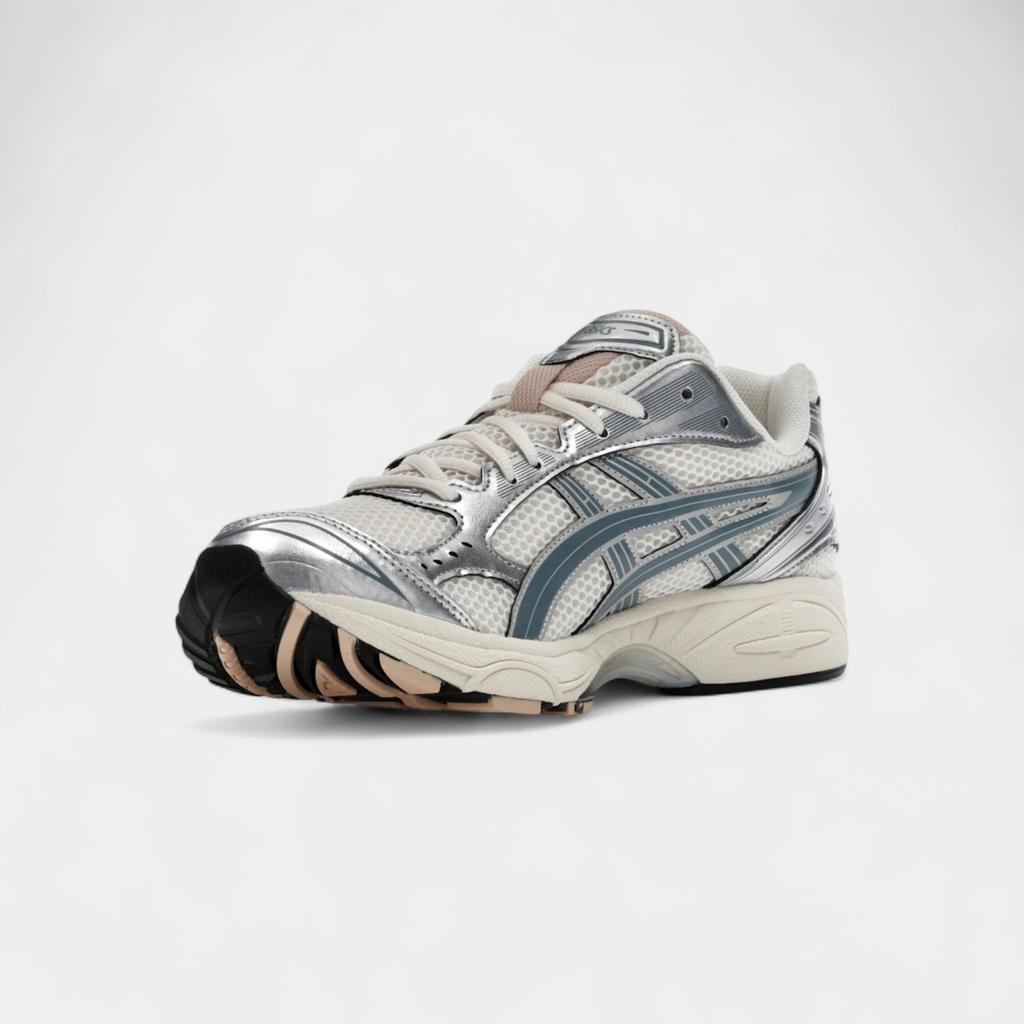 Asics Gel-Kayano 14 Birch Pure Silver Teal Gold