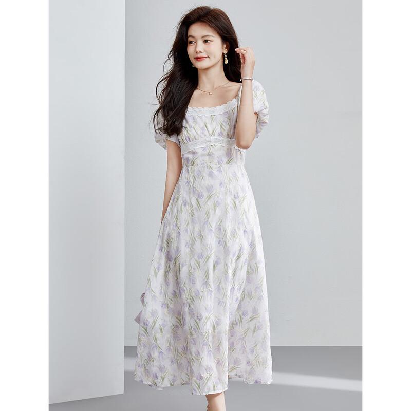 ORIGIN Women s Printed A-Line Maxi Dress M