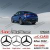 ABS Originalios Automobilio Galinės Bagažinės Ženkliuko Lipdukas Mercedes Emblemos Dangtelis Mercedes Benz C klasės C200 C300 W206 2022-2024 A2068171600