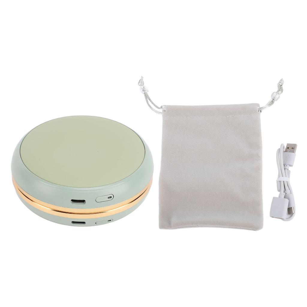 USB Hand Warmer 2 Temperatures Fast Dual Sided Heating Multifunctional Power Bank Pocket Heater with