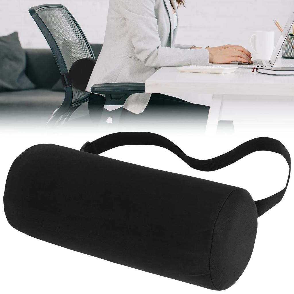 Memory Foam Lumbar Support Cushion Waist Pillow Auto Seat Back Cushion Ergonomic Fatigue Relief for Car Chair Home Office