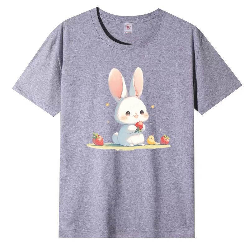 Summer New Korean Pattern Short-sleeved T-shirt Female Student Tops