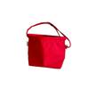 Pleated Drawstring Tote Bag Solid Color Cloud Bag Casual Canvas Shoulder Bag  Work