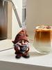 Coffee Gnomes Handmade Coffee Gnome Statue Coffee Bar Decor Resin Coffee Gnome Handcrafted Sculpture Resin Gnomes Perfect Gift