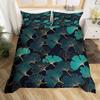 Ginkgo biloba 3D high definition digital printing duvet cover set soft and comfortable bedding