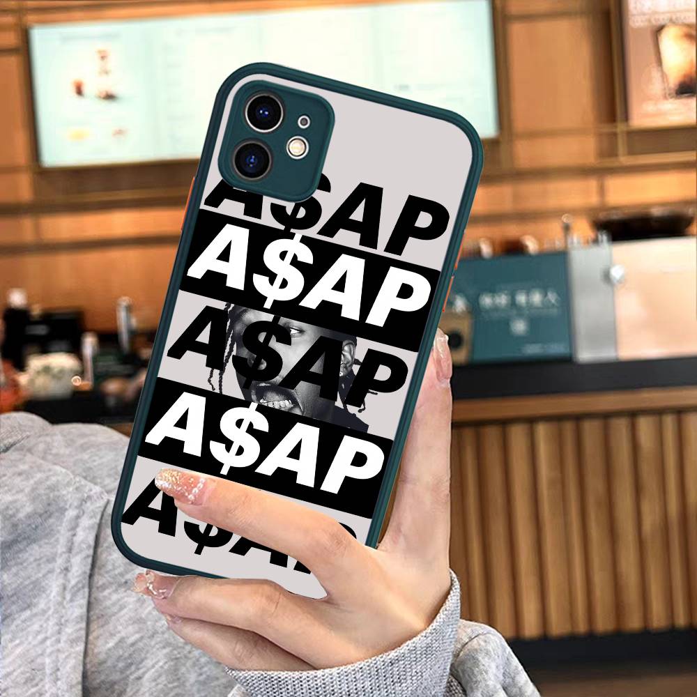 Rapper A-Asap R-Rocky Phone Case For iPhone 11 12 13 14 15 16 Pro Plus X XS MAX Matte Bumper Shockproof Cover iphone 12
