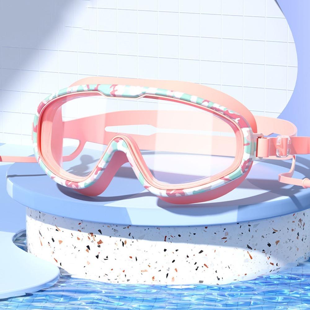 

with Ear Plug Kids Swim Goggles Anti Fog Diving Goggles Set Swimming Goggles Water Sports фіолетовий