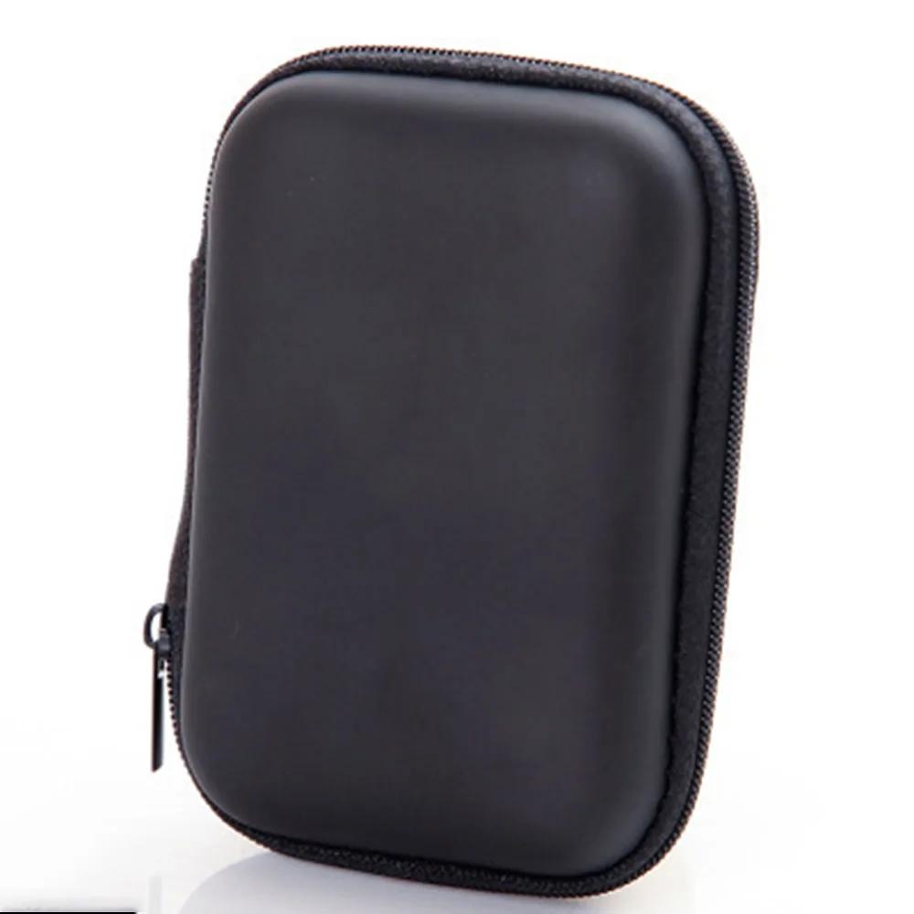 Portable Small Storage Case Zipper Carrying Pouch Bag Box for Charger Earphone Headphone Date Cable Organizer Office Supplies