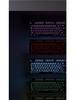 Luminous Wired Keyboard & Mouse Set with Floating Keycaps - USB, Mechanical Feel for Gaming Desktops & Laptops