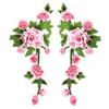 3D Flower Embroidery Flower Applique Multi-Color Handmade Sew On Patch Embroidery DIY Embroidery Repair Patch Wedding Decoration