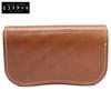 DERNIÈRES CULTURES [Excellent état] Porte-monnaie Bifold avec poche à monnaie en cuir Shell Cordovan, couleur naturelle, avec tampon B, sous blister.