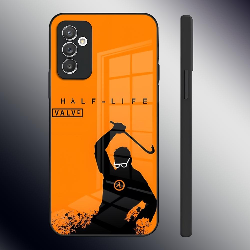 

Чехол для телефона H-Half L-Life 2 для Samsung S24 Ultra S23 S22 S20 Fe S21 Plus A54 A34 A24 A53 A13 A16 Стеклянная задняя крышка Samsung s22plus