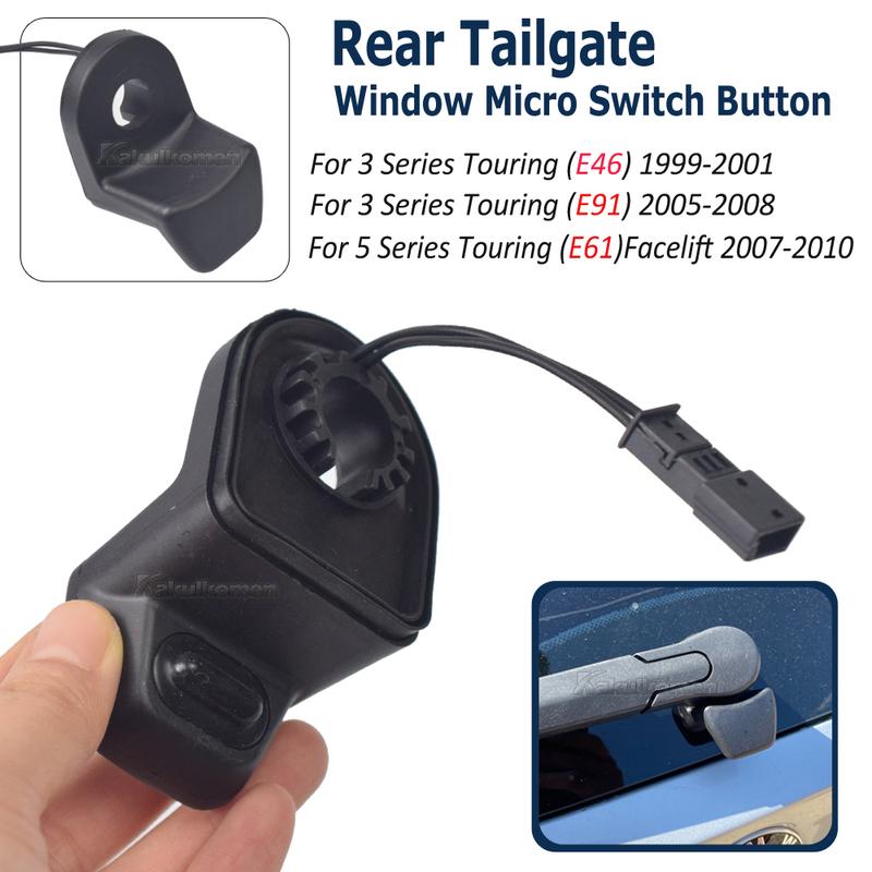 61319200673 8385694 9200673 For BMW E46 E61 E91 Car Rear Micro Switch Button Tailgate Door Glass Window Control Switch