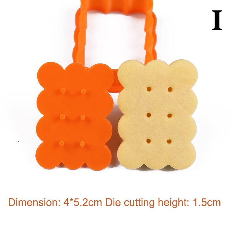 1Pc Cute Cartoon Cat Paw & Fishbone Cookie Cutter Set Baking Fondant Molds Tool for Cake Decoration Kitchen Cooking Accessories