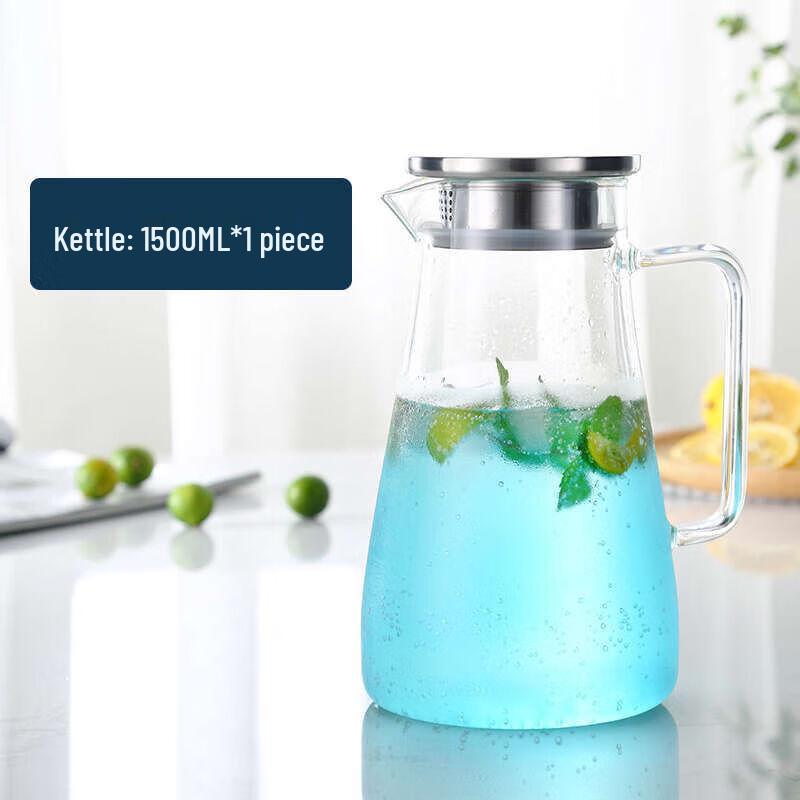 Shangqi 1500ml Square Handle Glass Teapot Kettle