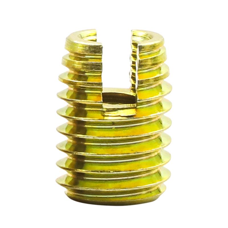 Härdade zinkpläterade 302 kolstål självborrande skruvpluggar (M5/M6/M8/M10)