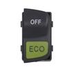 Ignition Switch Power Start Stop ABS Plastic Direct Replacement Compact Design Single Button 4-pin Terminal BLACK