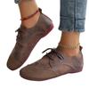 Women's Fashion Plus Size Lace-Up Round Toe Casual Shoes for Everyday Wear