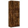 VidaXL High Buffet Smoked Oak 70x42.5x185 Cm Engineered Wood, Buffet, Storage Cabinet, Side Panel, Cabinet, 3281431