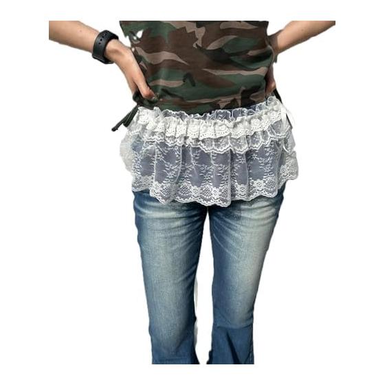 [Wego] Lace Mini Wrap Skirt Clothes Girly Cute Women s
