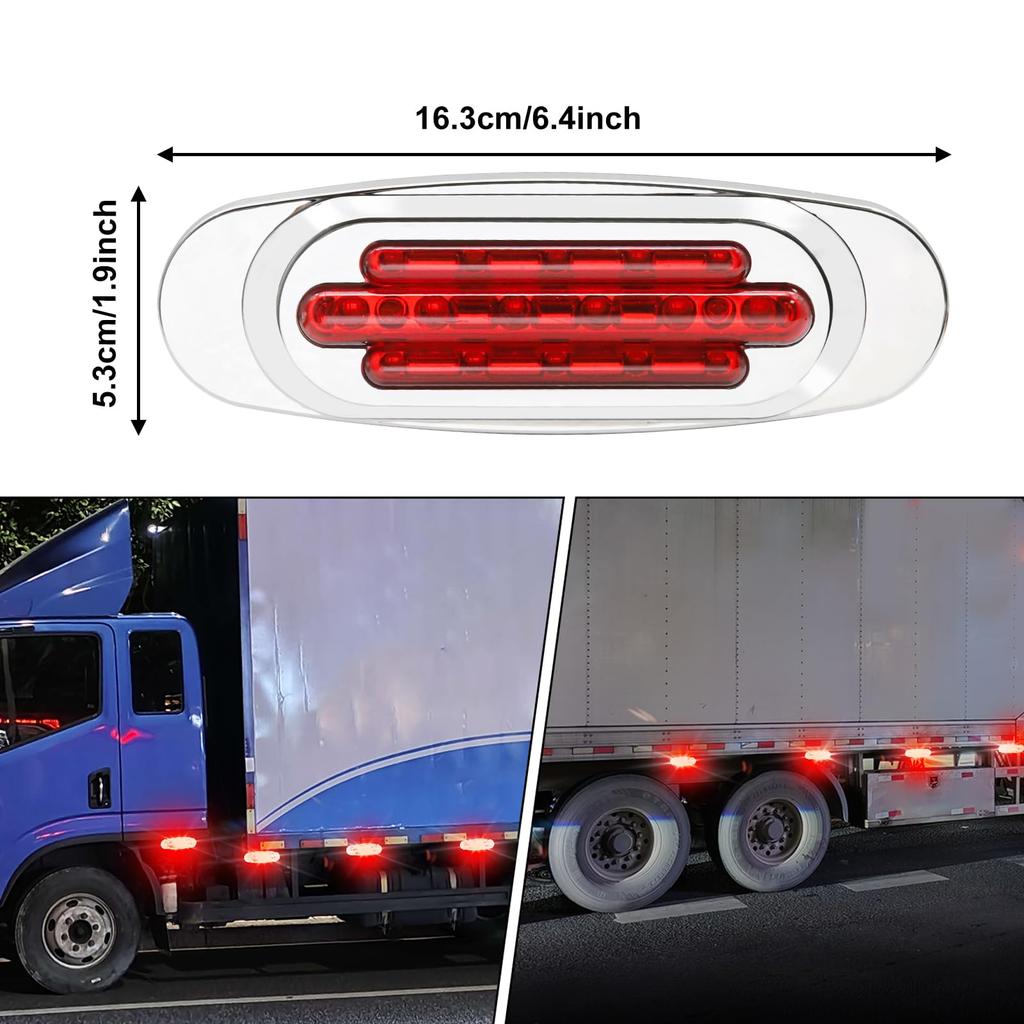 LED Marker Lamp, For Cars, Truck Markers, 12 V, 24 V, Waterproof, Dustproof Design,