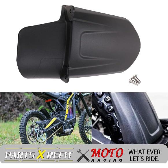 JFG RACING Sur Ron Rear Cushion Fender,Motorcycle Rear Cushion Fender Mudguard Plastic for Surron Sur Ron Light Bee X/S Segway X260 X160 Electric