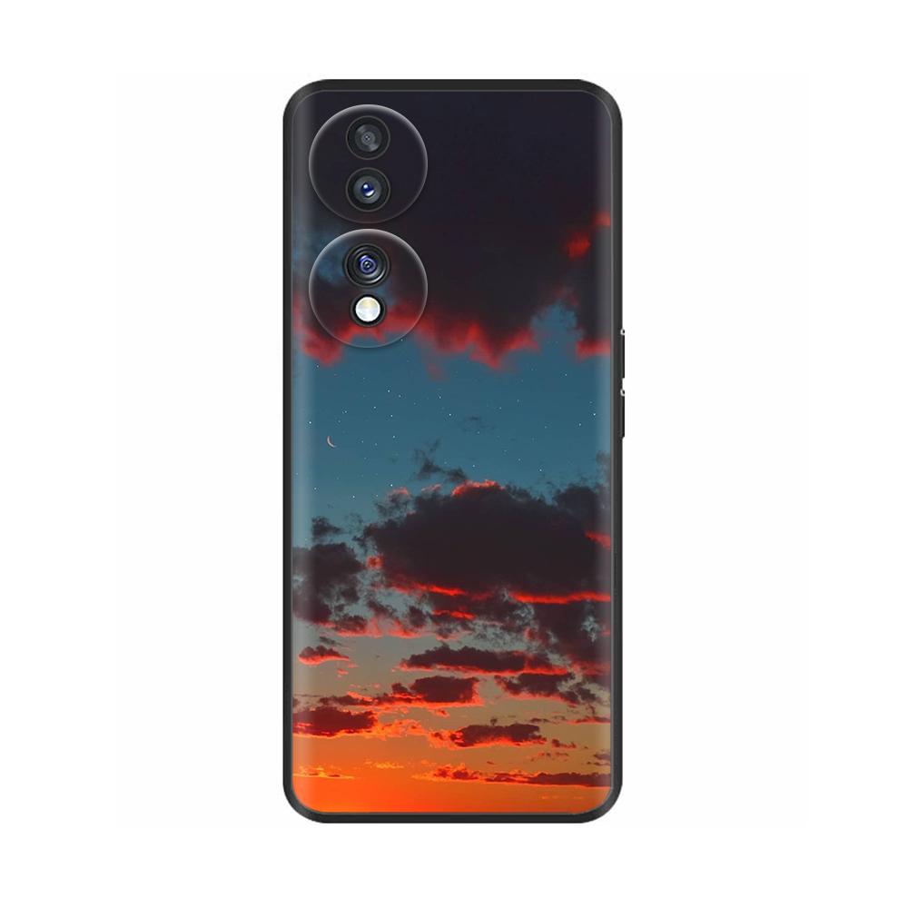 For Honor 70 5G Case Silicone Back Phone Cover For Honor 70 Pro Phone Cases Cute Flower Coque Funda for Huawei Honor 70 Pro Plus