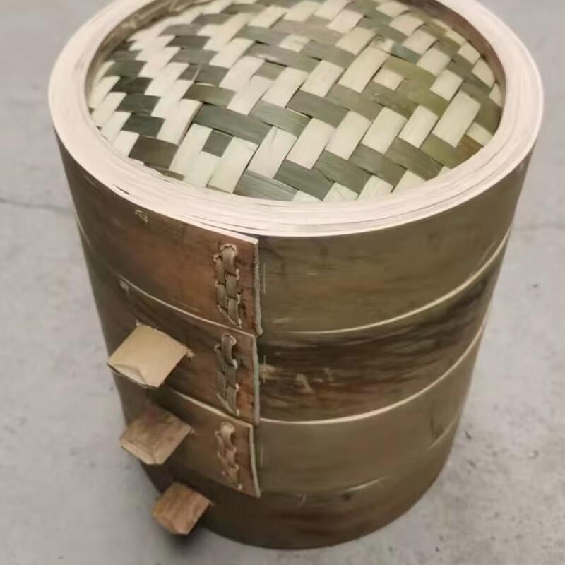 Homeglen Handmade Glueless Deepened Bamboo Steamer
