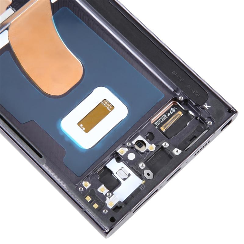 Pour Samsung Galaxy S23 Ultra S918 Écran OLED Grade C et Assemblage Numériseur+Châssis (sans logo)