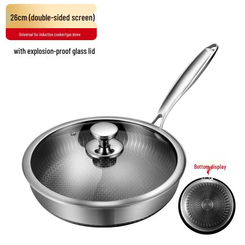 HANTTON 316 Stainless Steel Non-Stick Frying Pan
