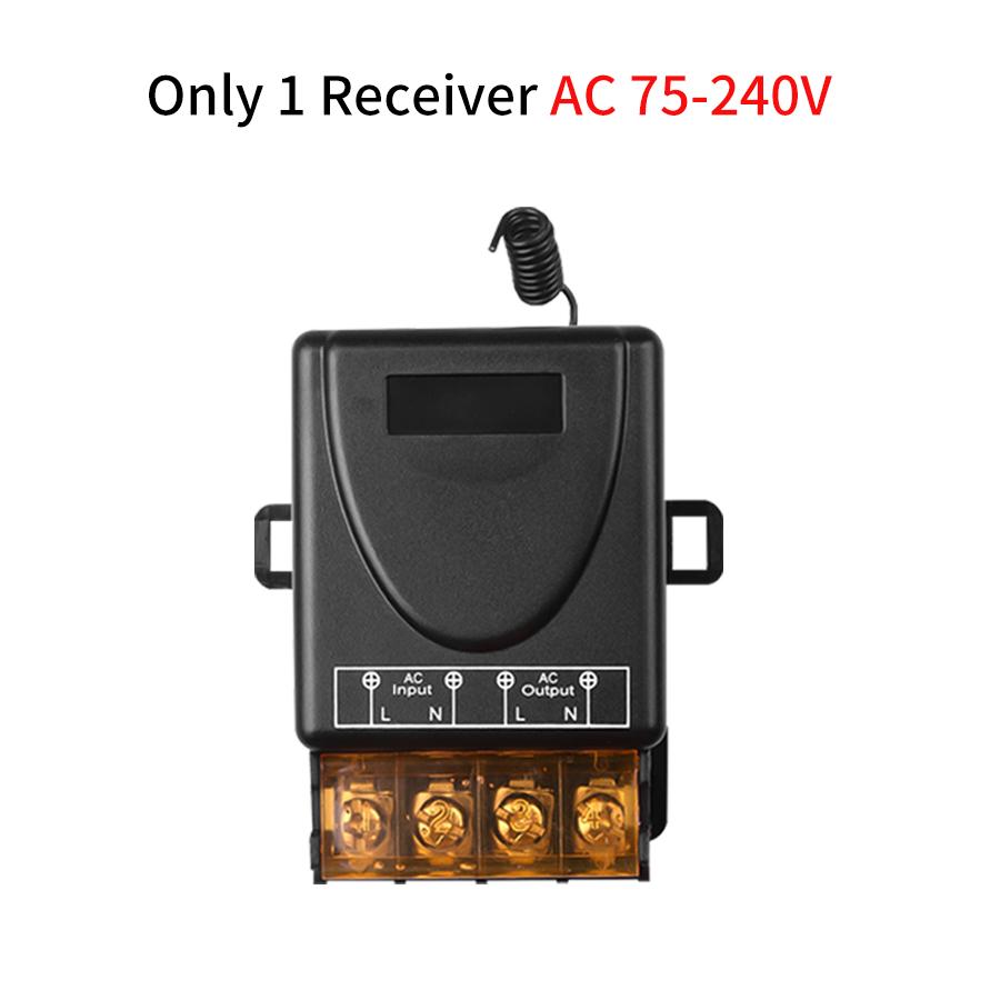 

RF433Mhz Wireless Remote Control Switch 12V 24V 220V 110V Relay Receiver Transmitter for Water Pump Motor LED Electric Appliance