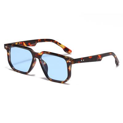 Square Travel Sunglasses Men'S And Women'S High-End Sunglasses Brown Glasses