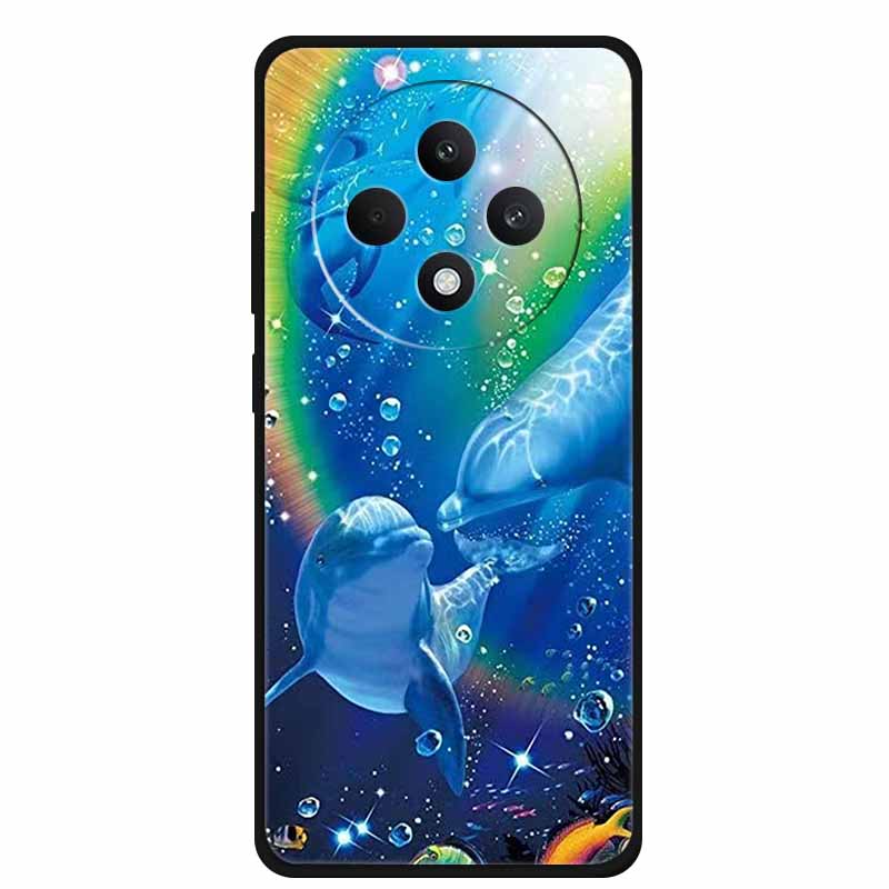 For Oppo Reno12 F 5G Case 12 F 4G Lovely Soft Silicone TPU Painted Cat Phone Cover For Oppo Reno12 FS Back Cases Fundas Bumper