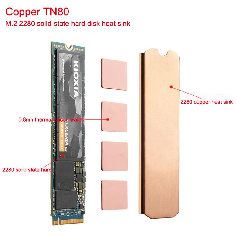 1Set M.2 Nvme 2280 2242 2230 Ssd Heatsink Ps5 Radiator Solid State Drives Cooler For Laptop Pc M2 2280 Ngff Pci-E Ssd
