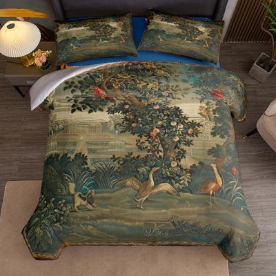 Mon Surface Soft with Soft Fabric Duvet Cover Set King Quen Double Ful Twin Single Sized Dimensions Bed Linen Set