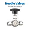 AW® 316 Edelstahl Integral-Hauben-Nadelventile Rohrverschraubung Hochdruck (6000Psi) Gerades Muster Regelventilspindel