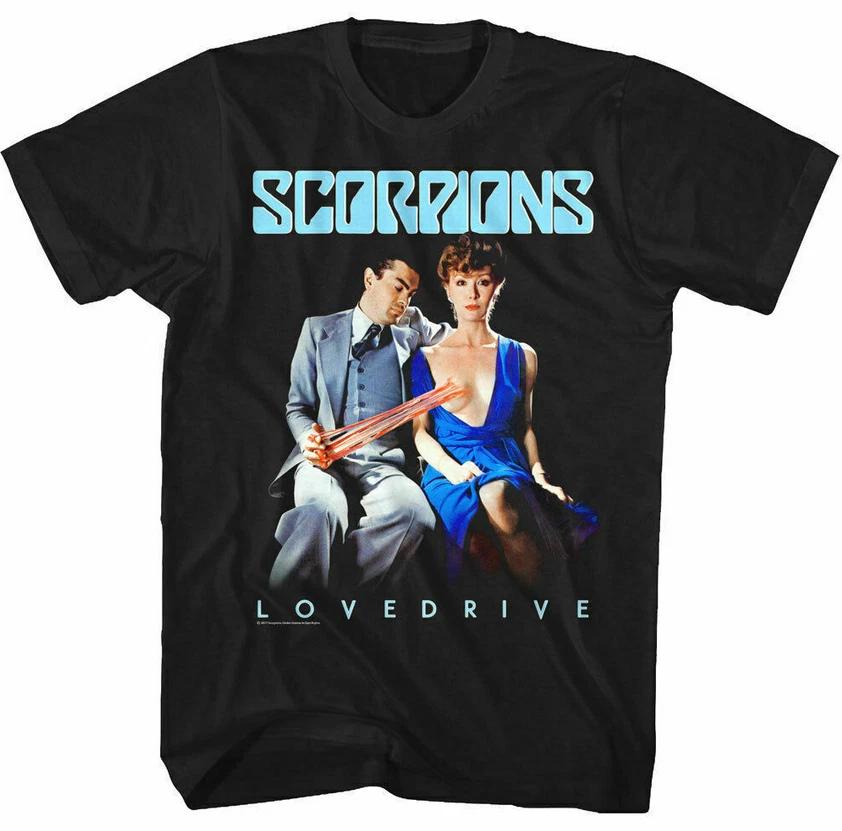 Мужская футболка Scorpions Lovedrive Жевательная резинка XL