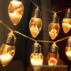 Ghirlande luminoase LED electroplata Stea Fulg de Nea - Lumini Feerice Glob Mărgăritar pentru Decor Atmosferă de Crăciun