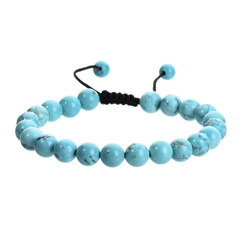 Leisure and Fashion Series Hand Chain Natural Stone Jade Mix and Match Weaving Bracelet Ornaments Gift