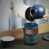 Creative travel tea set retro express cup outdoor portable office gift gift