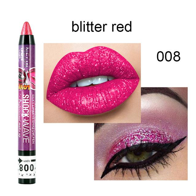 36 Colors Long -Lasting Eyeshadow Pencil Waterproof Pigment Blue Brown Black Eyeliner Pen Women Fashion Color Eye Makeup Cosmetic