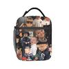 Hasbulla Hasbullah Thermal Insulated Lunch Bags for Office  Reusable Food Container Bags Men Women Thermal Cooler Lunch Box