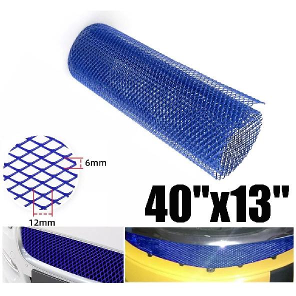 40x13  Car Grill Mesh 6x12mm Grids Auto Grille ert Bumper Grille Net Aluminum