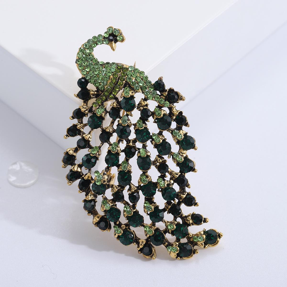 

Модные креативные сто птиц Chaofeng Jewelry ретро павлин брошь, животное корсаж, сейчас