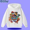 PAW Patrol 2026 Kids Hooded Sweatshirt for Autumn/Winter Long Sleeve 2026 New Style Boys' and Girls' Cartoon Print Sweater