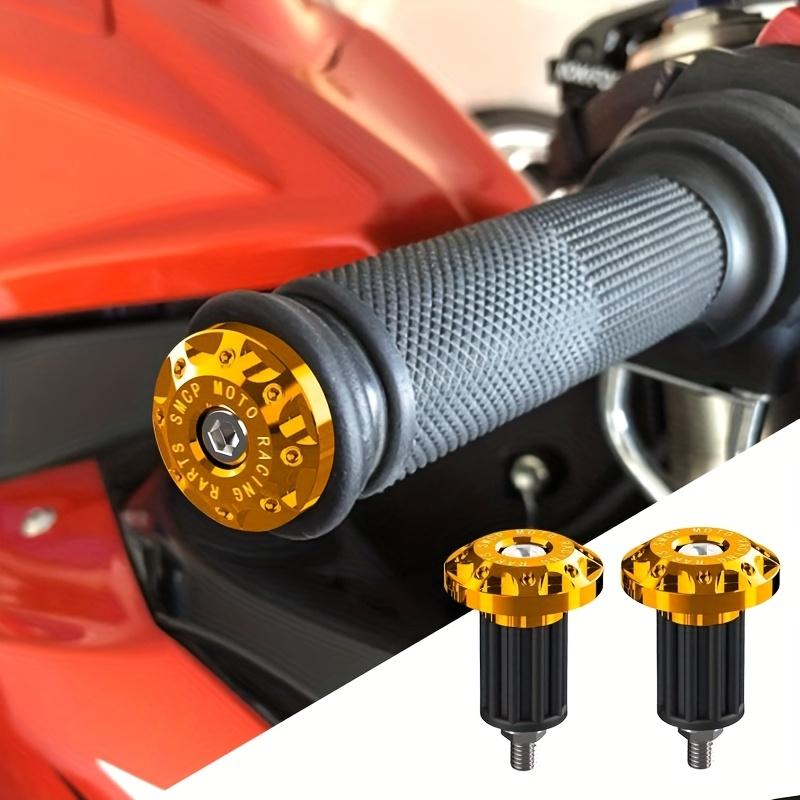 2pcs Universal Motorcycle Bar End Cap CNC Full Alloy for Handle Grip Motor Handlebar End Motorcycle Decoration Handle Plug Grip Stop