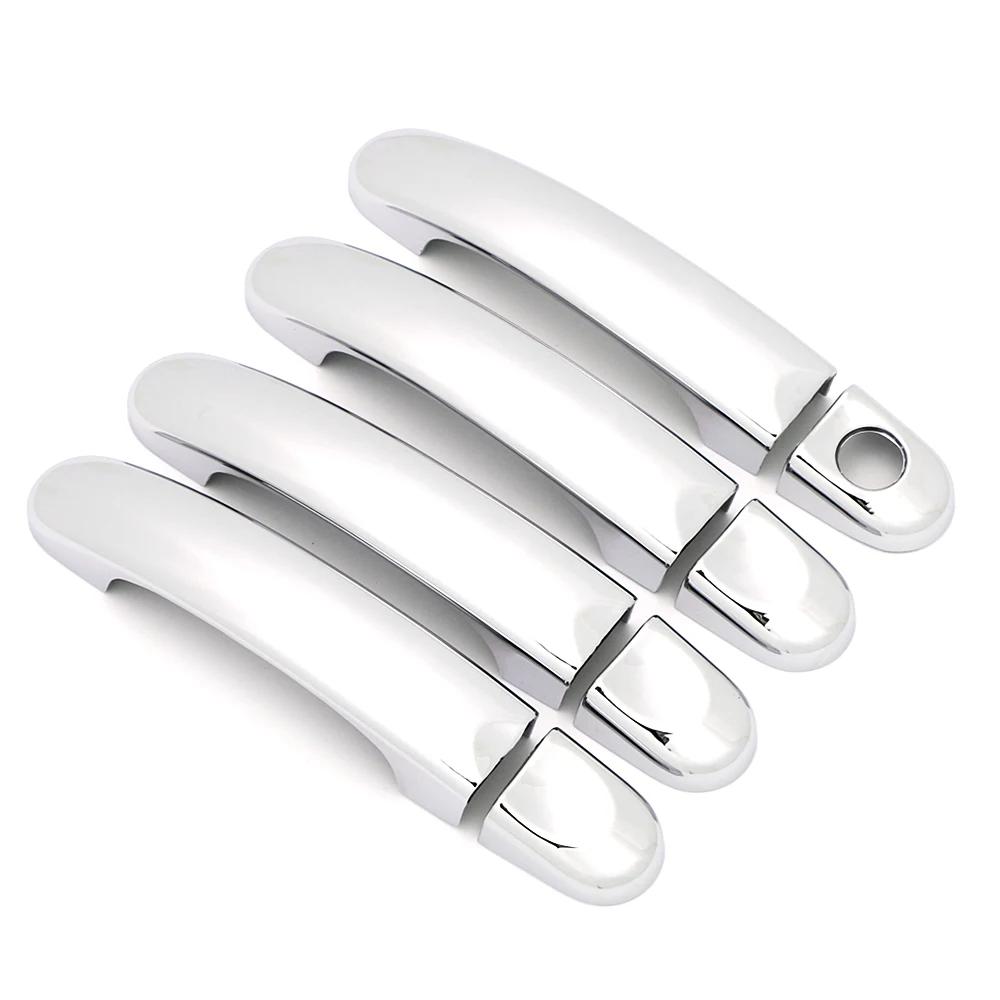 

Для Volkswagen VW Transporter T5 Multivan V 2003-2015 хромированная внешняя боковая дверная ручка, молдинг, рамка, рамка 2012 2013